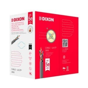Cable U/UTP CCA Cat. 5e Dixon 3050 4Px24 AWG – 305m