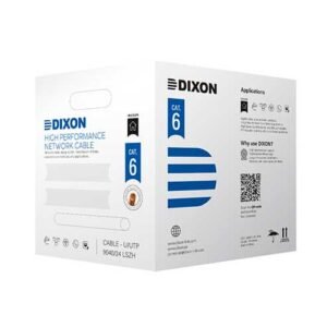 Cable U/UTP Dixon 9040/24 LSZH Cat. 6 4Px24 AWG LSZH – 305m