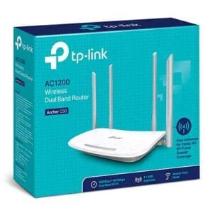 ROUTER TP-LINK ARCHER C50 v5 WIFI DOBLE BANDA AC1200 4 ANTENAS