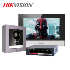 KIT V/PORTERO C/DS-KD8003, DS-KH6320, SWITCH Y SD CARD