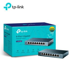 SWITCH 8P GIGABIT. CASE METALICO-SG108-