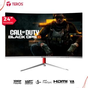 Monitor CURVO Teros TE-2401S, 23.8" VA, 100Hz,5ms, 1920x1080 Full HD, VGA, HDMI